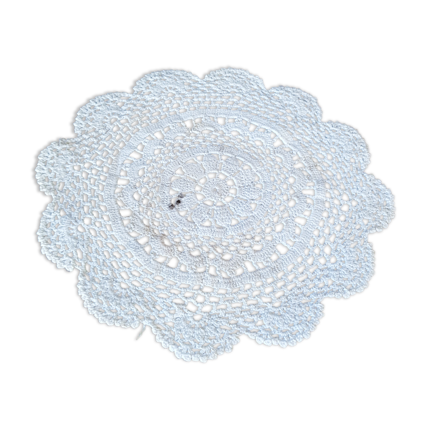 Handmade crochet placemat