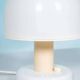 Mushroom table lamp, space age design, Italian 1970s.