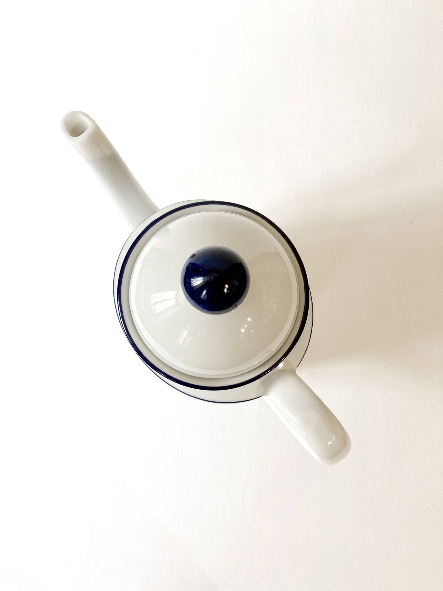 Seltmann Weiden porcelain coffee pot and sugar bowl, W Germany, 1980s