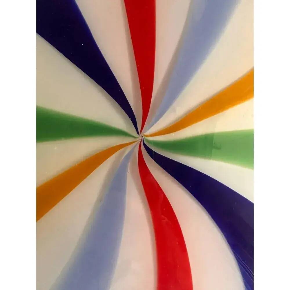 Italian Swirls Murano Glass Wall Sconce by Simoeng