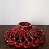 Fruit dish in majolica Cerenne Vallauris