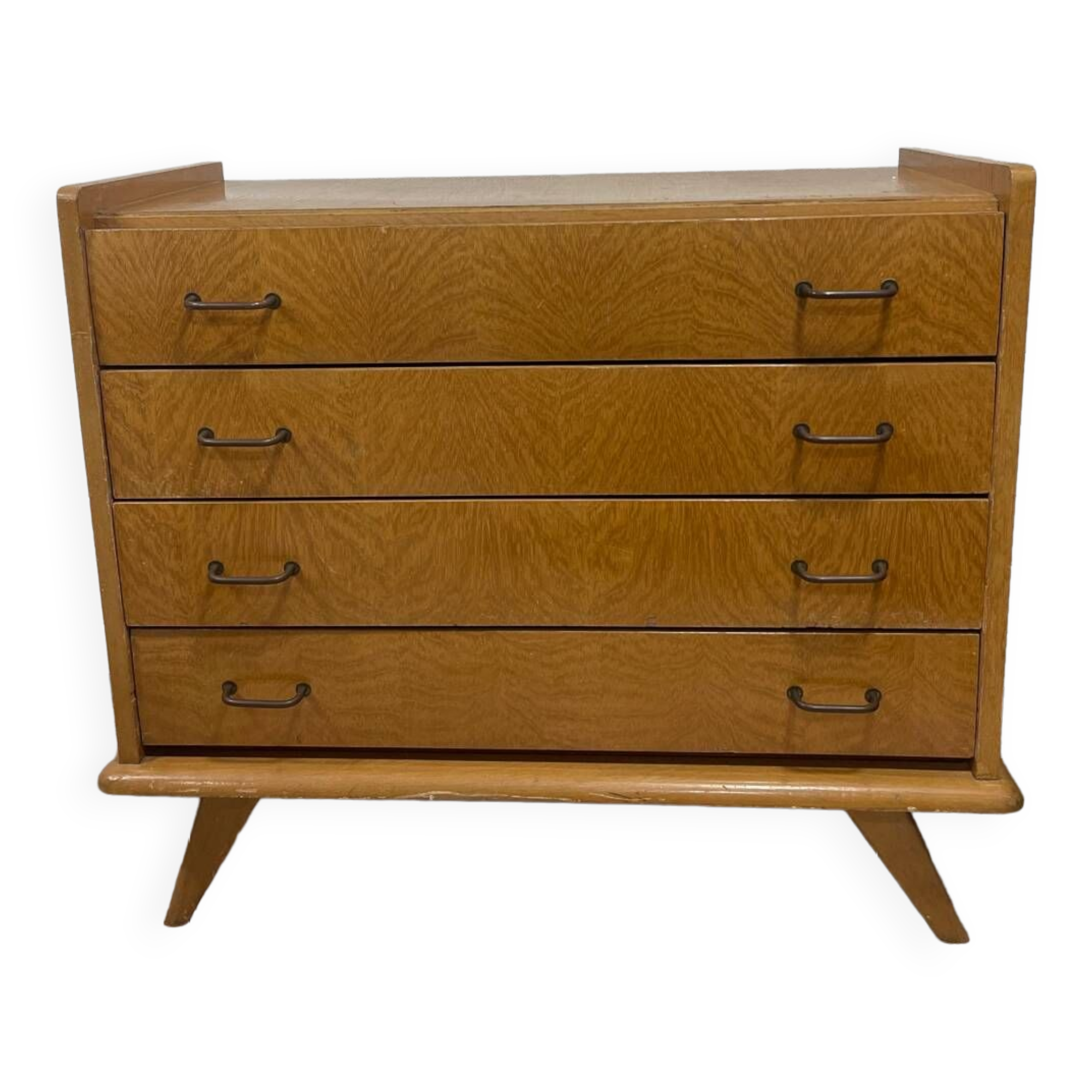 Compass foot chest of drawers