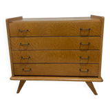 Compass foot chest of drawers