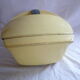 Dish casserole in yellow cast iron years 50/60 raymond loewy number 45