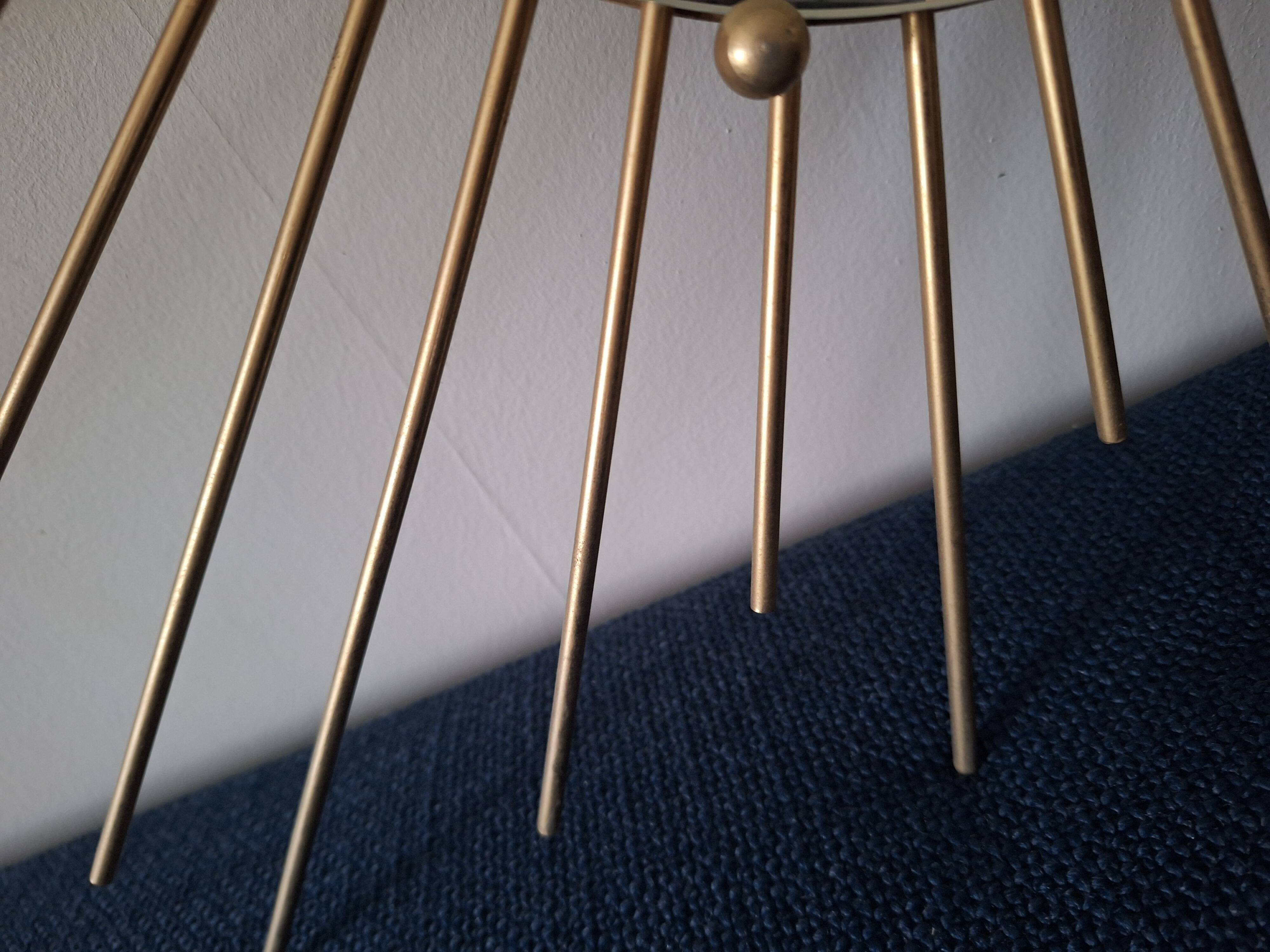 Vintage sunburst mirror