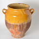 Yellow glazed jar