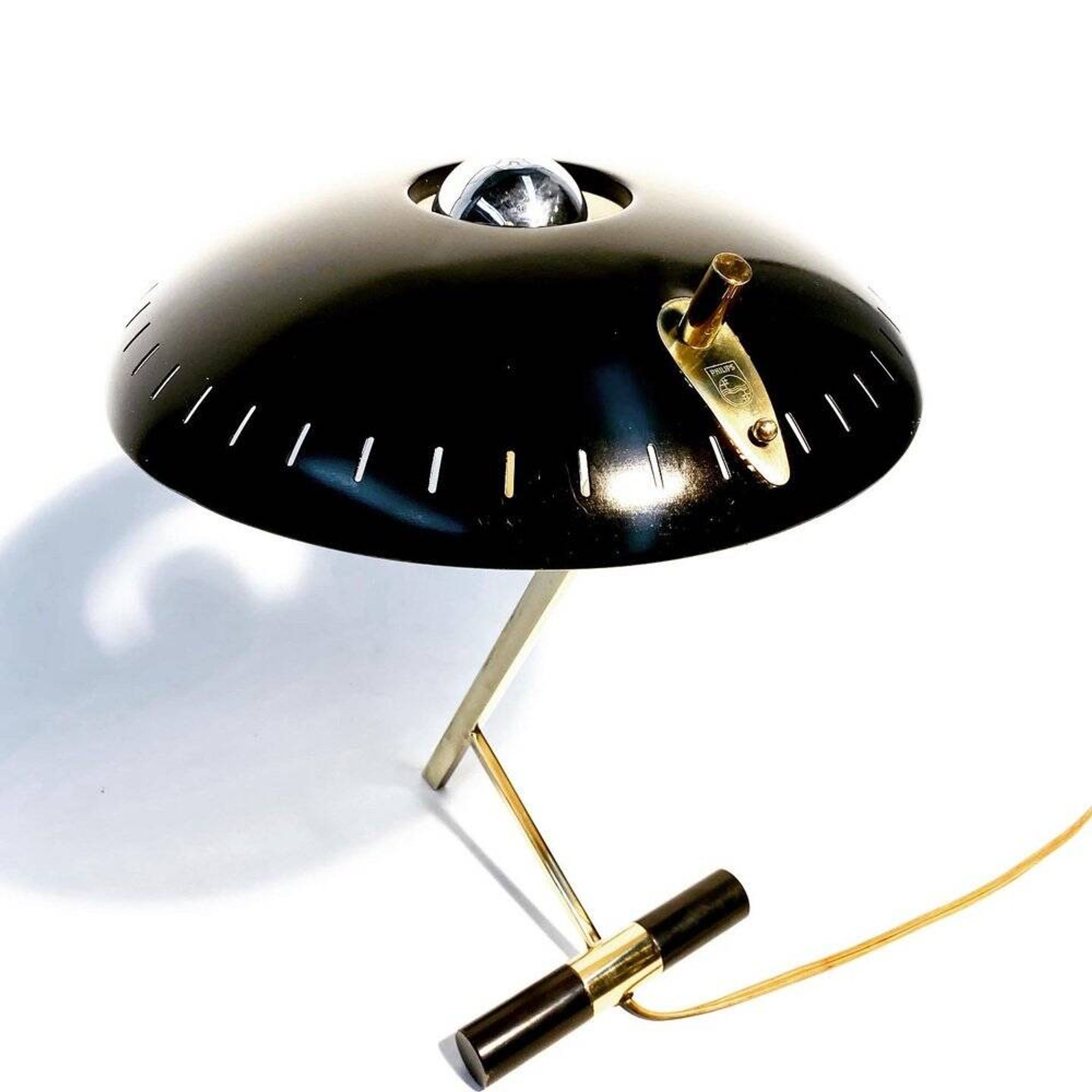 Vintage Dutch Decora or Z table lamp by Louis Kalff for Philips, 1956