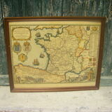 Map of the paths of St Jacques de Compostela