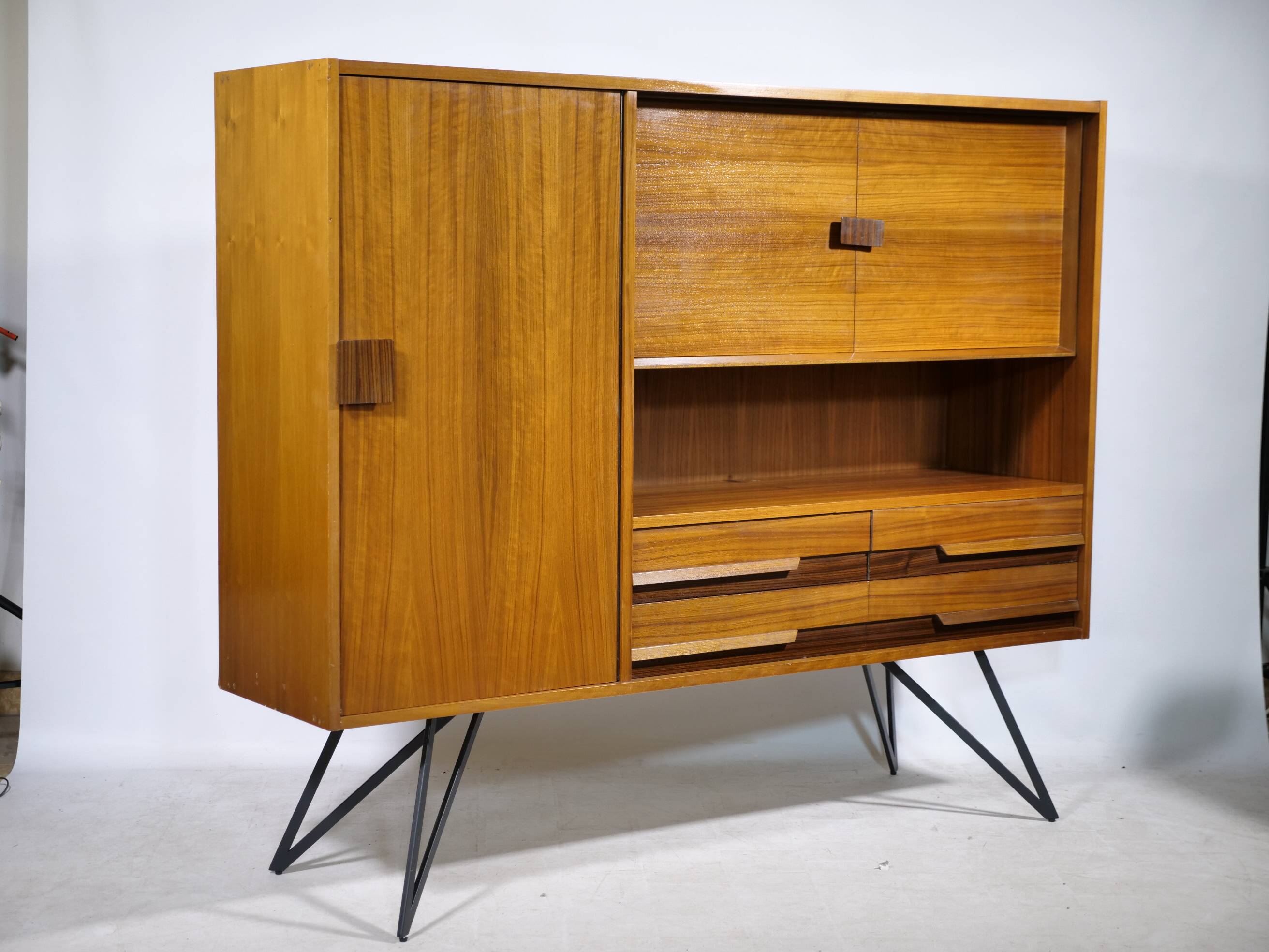Teak Sideboard by Ernst Dieter Hilker, 1960s Vintage