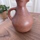 Vintage brown ceramic pitcher signed Max Idlas.