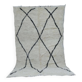 Handcrafted moroccan berber rug 243 x 143 cm