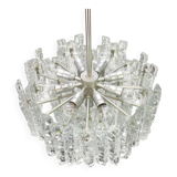 Glass ice Murano chandelier by Kalmar, Austria, 1960s