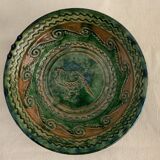 Tito Ubeda Spanish green ceramic fruit cup