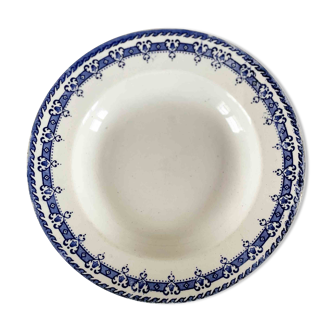 Hollow Plate, Iron Earth, Orchies Moulin des Loups earthenware