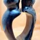 Loving couple in soapstone African art from GmbH