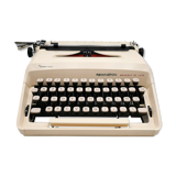 Machine à écrire Remington Monarch De Luxe crème révisée ruban neuf