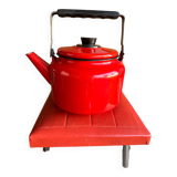 Vintage enameled kettle