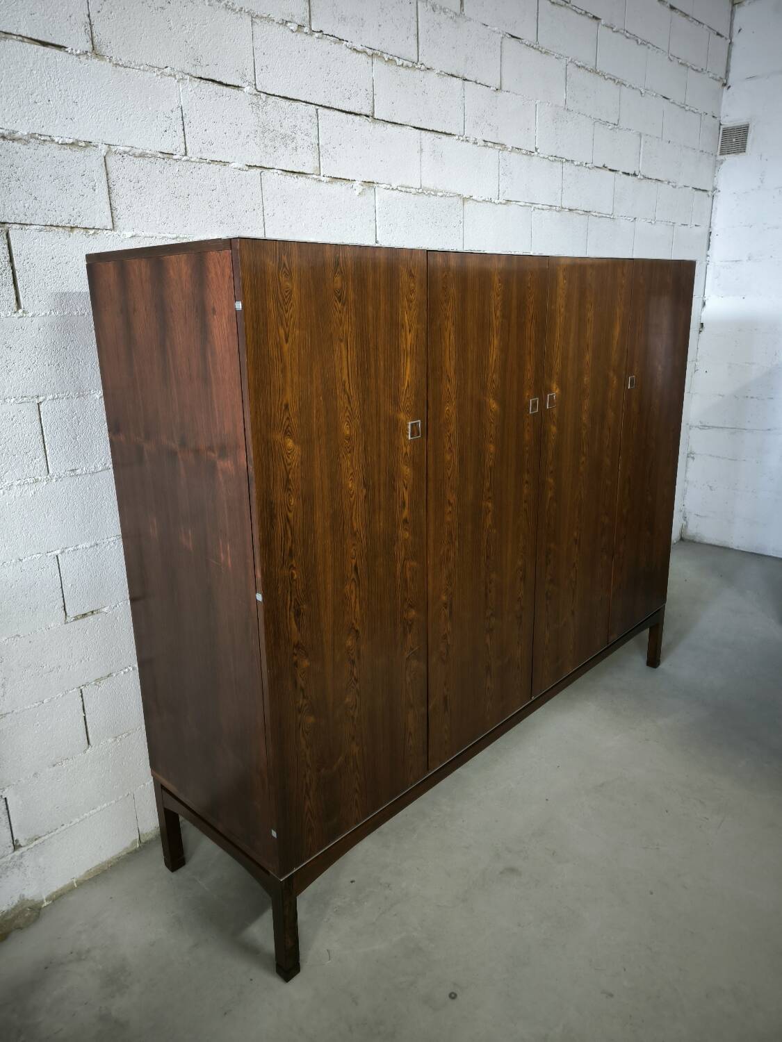 Vintage Scandinavian Rosewood Wardrobe