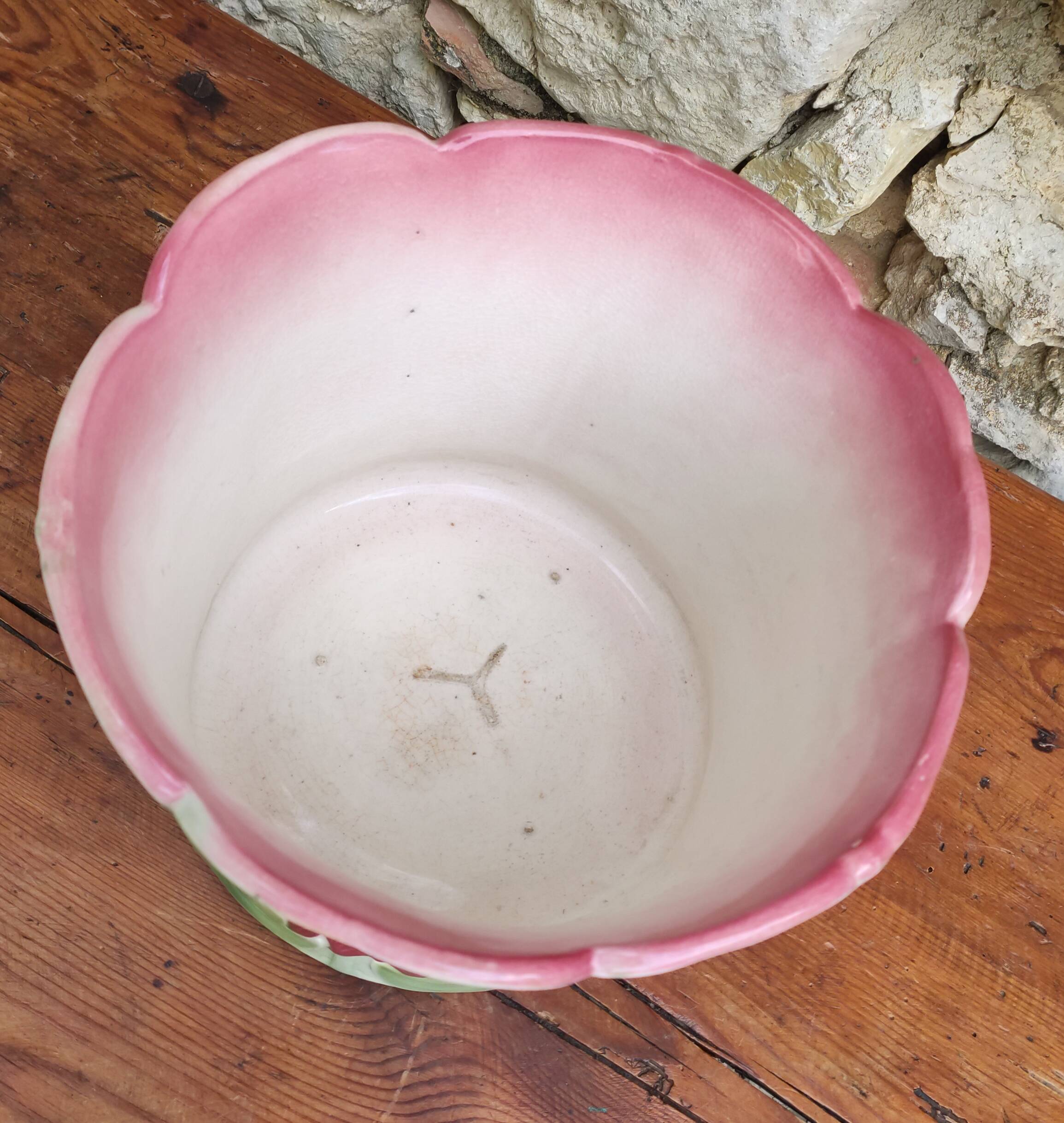 Large floral decoration planter