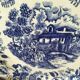 8 old pieces with English decoration – Mismatched collection