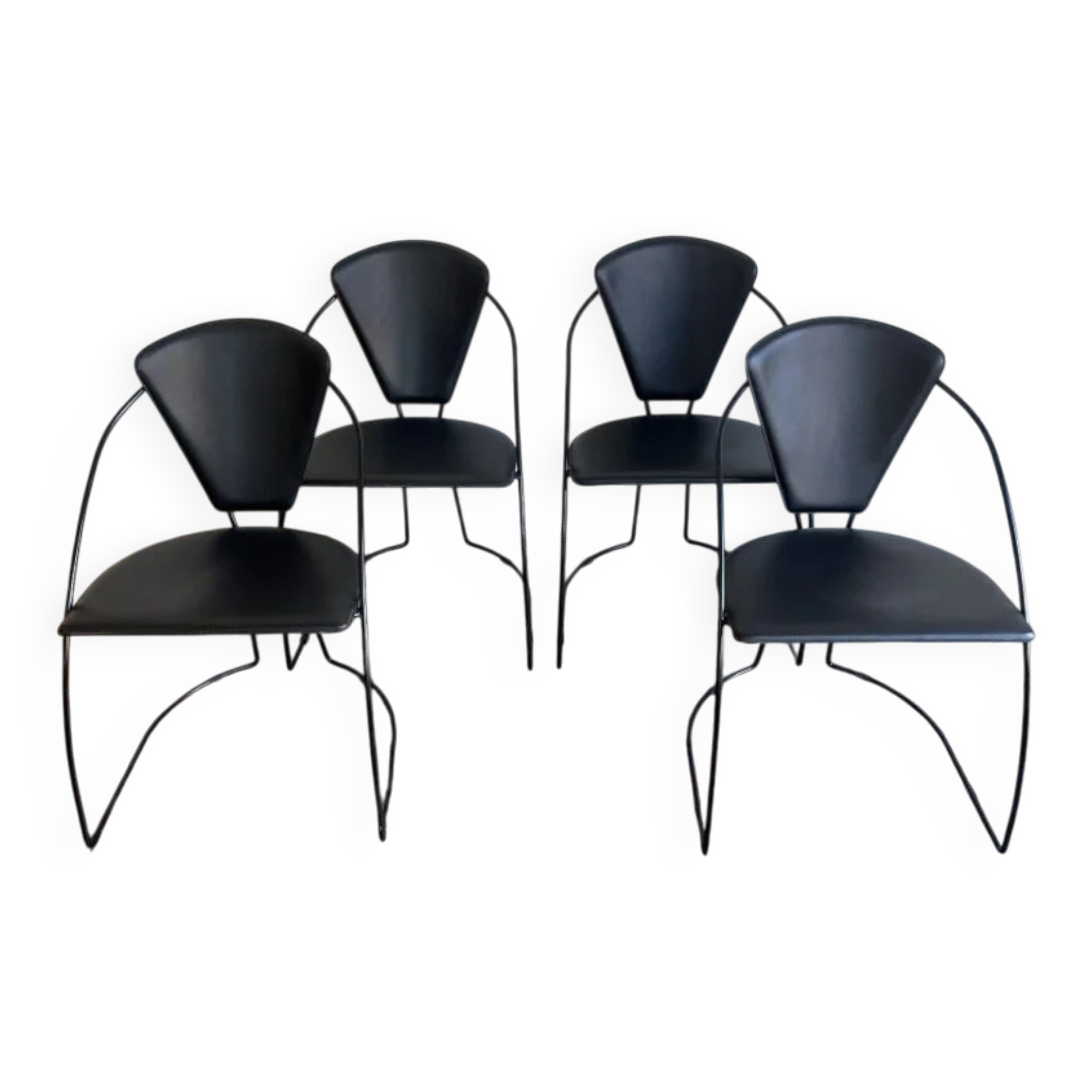 ‘Linda’ dining chairs – Arrben (Italy, ’80s)