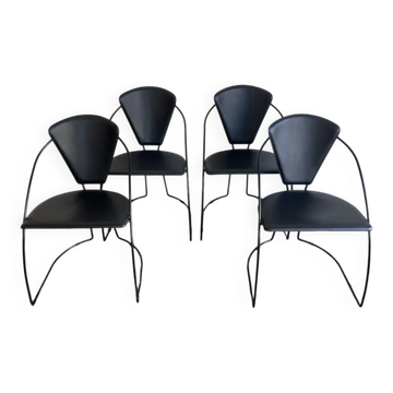 ‘Linda’ dining chairs – Arrben (Italy, ’80s)