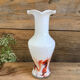 Vintage opaque glass vase