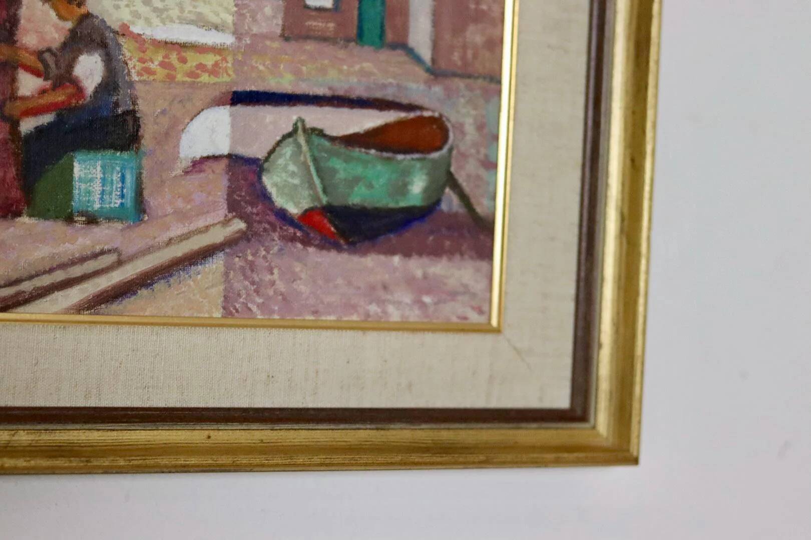 "Coastal Fishing Scene" by Göte Rex