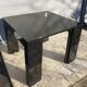Table à mécanisme extensible XXL laque noire