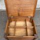 20th-century solid oak dressing table.