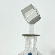 Italian Art Nouveau glass liquor set from 1920s