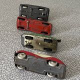 Lot of 4 metal cars, old toys