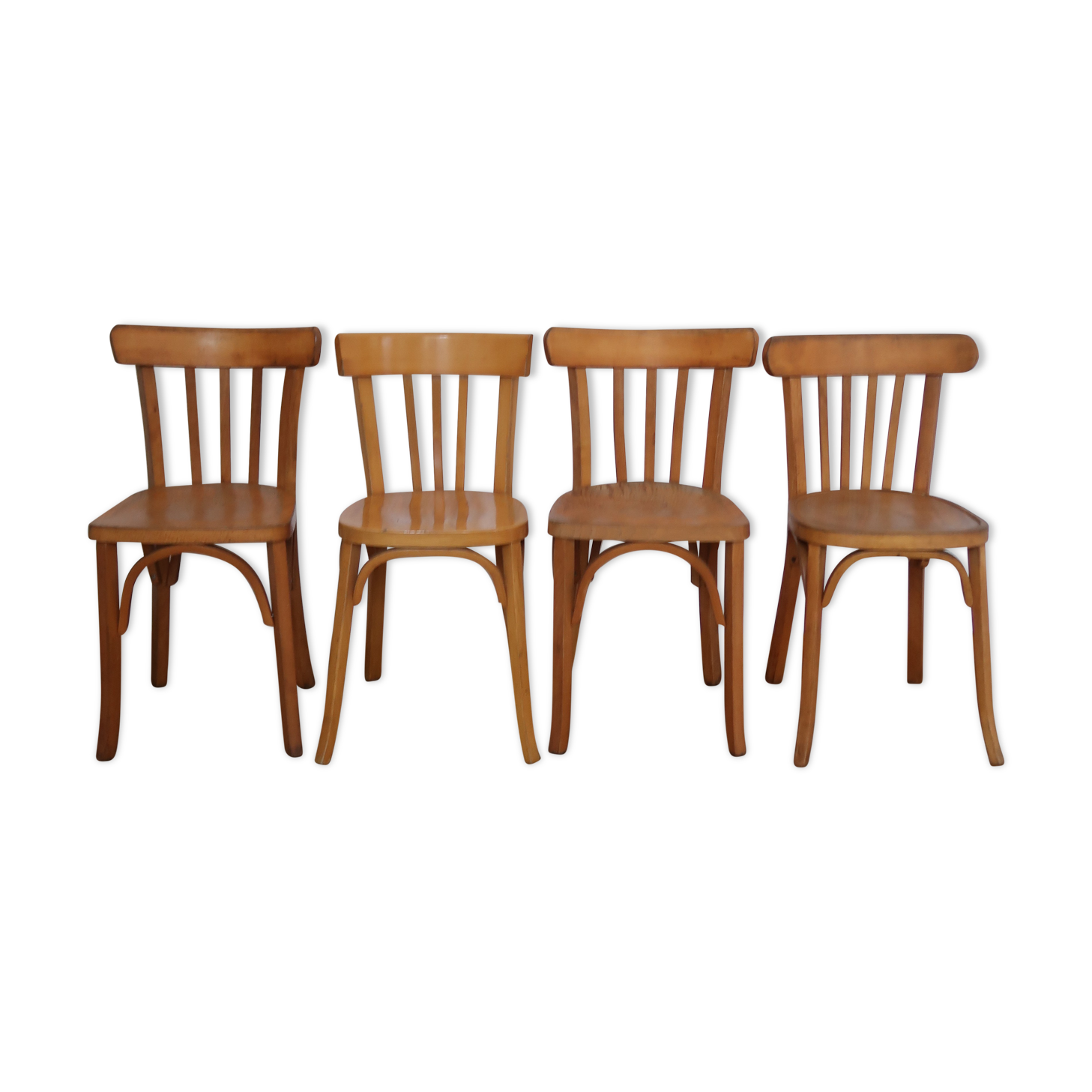 4 vintage bistro chairs