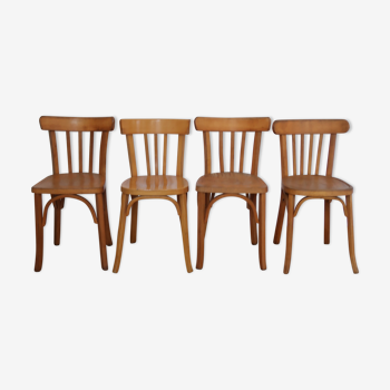 4 chaises bistrot vintage