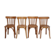 4 vintage bistro chairs
