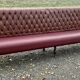 1930s bistro bench in faux leather