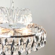 Vintage Viennese Medium Sized Crystal Chandelier, 70s