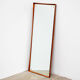 Vintage Scandinavian mirror in teak H 128 cm