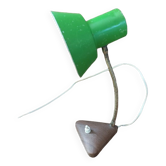 Bedside desk lamp metal green golden wood patinated dp 0823304