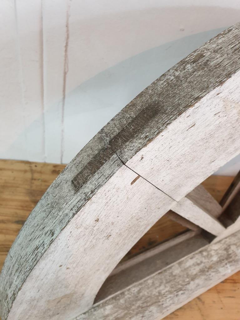 Old half moon window