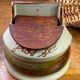 Large salt box in stoneware