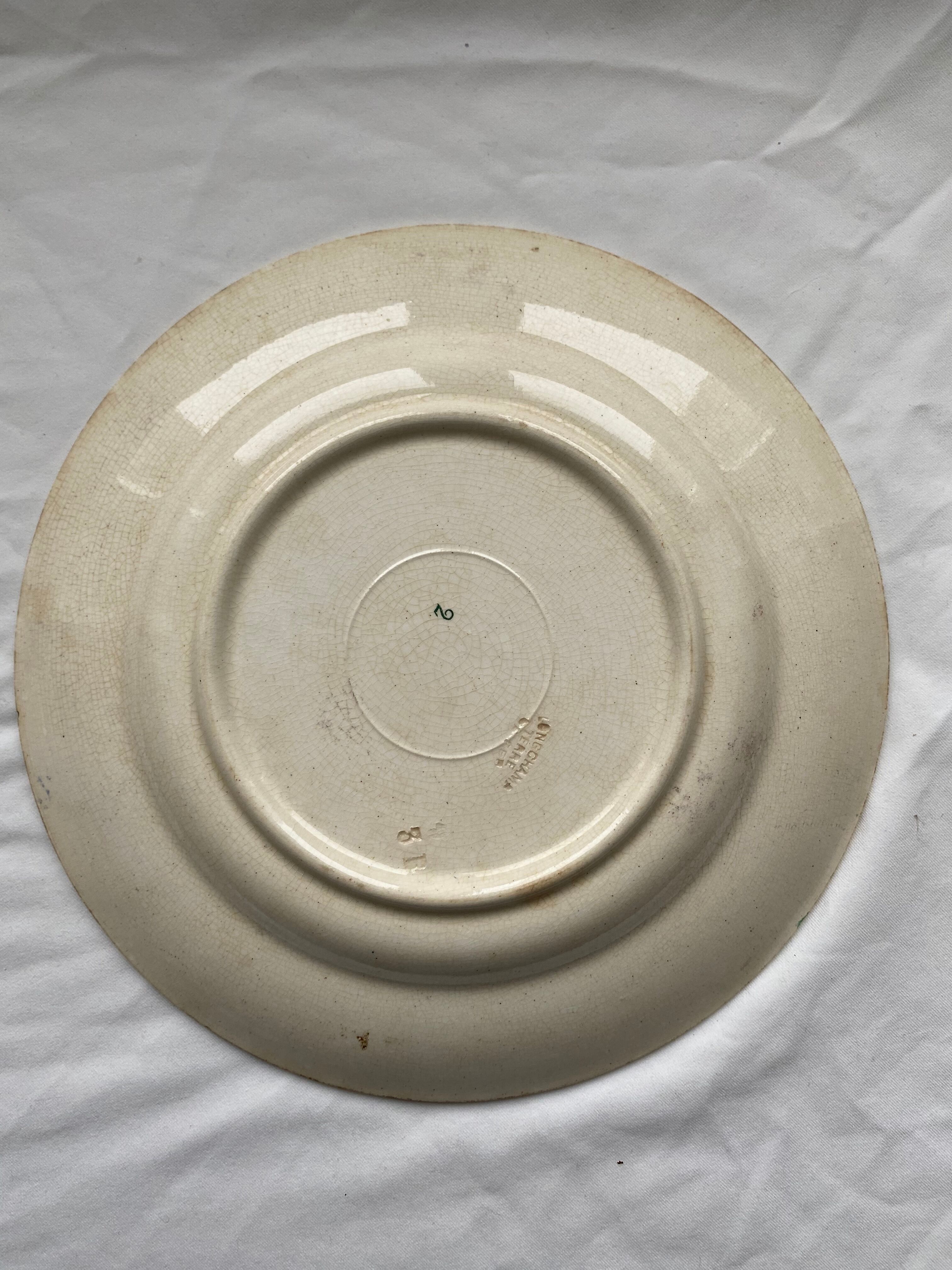 Lot de 5 assiettes en terre de fer