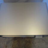 Folded aluminum coffee table, 1970