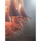 Contemporary White and Pink “Selle” Murano Glass Chandelier