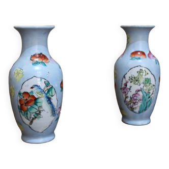 Pair of Chinese porcelain vases