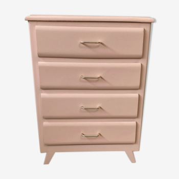 Commode vintage rose