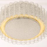 Superb glass tube ceiling light from Murano by Doria, Germany, 1960s.