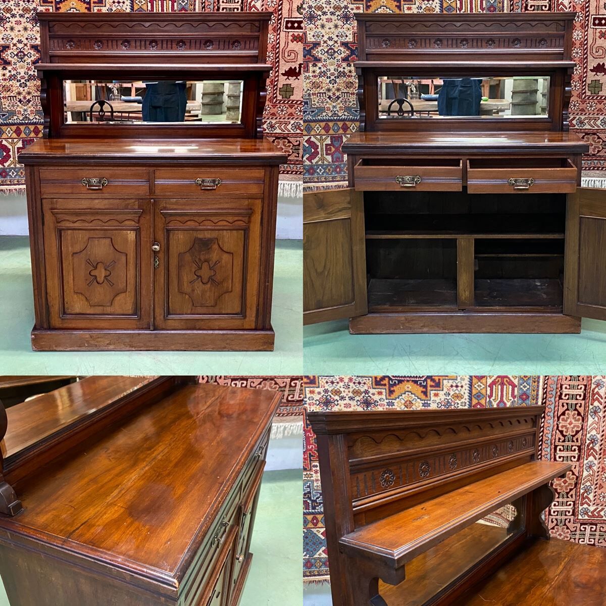 English walnut buffet from the 1930s