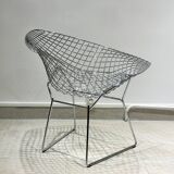 Pair of Knoll Diamond Armchairs by Harry Bertoia