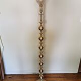 Lampadaire vintage style oriental en laiton